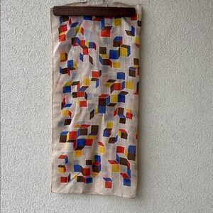 Mondrian-Inspired Square Scarf